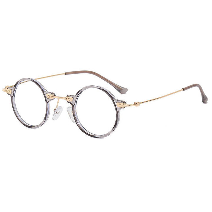 Ladies round glasses with delicate metal frame Kalsten