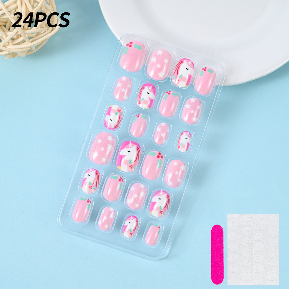 Themed Summer Beach Nail Art Press-On Nails Kalsten