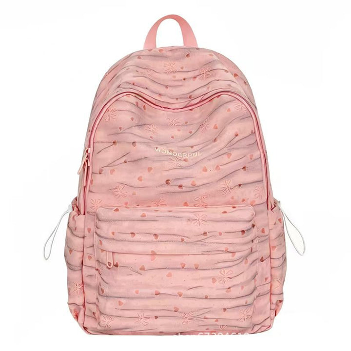 Textured Patterned Backpack Kalsten