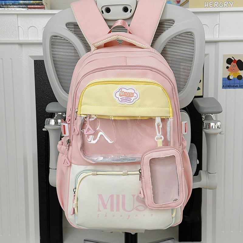 Multi-Functional Transparent School Backpack