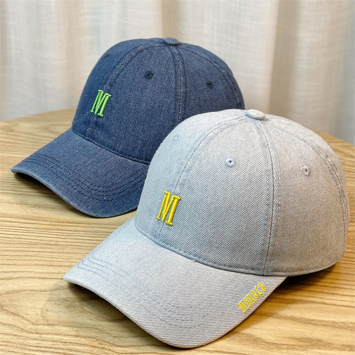 Men's Embroidered Denim Baseball Cap Kalsten