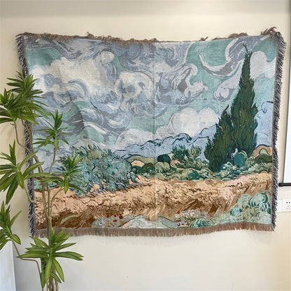 Artistic Tapestry Blanket