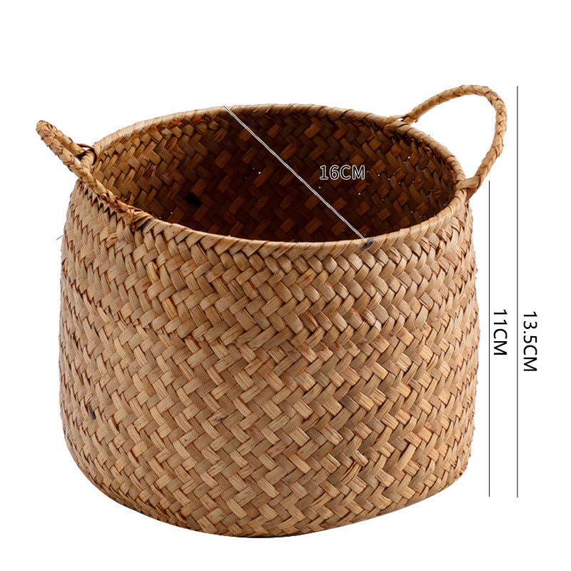 Handcrafted Storage Bin with Natural Woven Design Kalsten