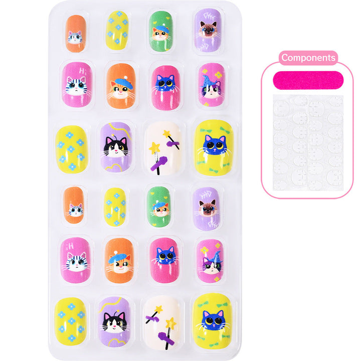 Themed Summer Beach Nail Art Press-On Nails Kalsten