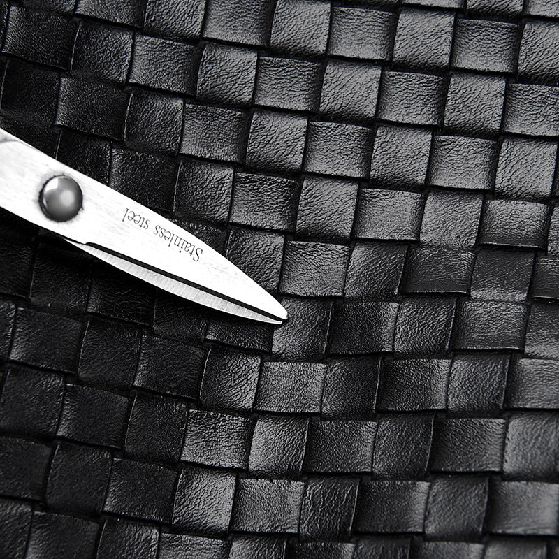 Woven Leather Weekend Duffle Kalsten