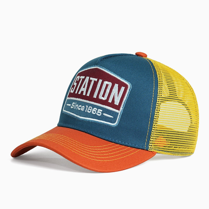 Women Breathable Trucker Cap with Vintage Design Kalsten