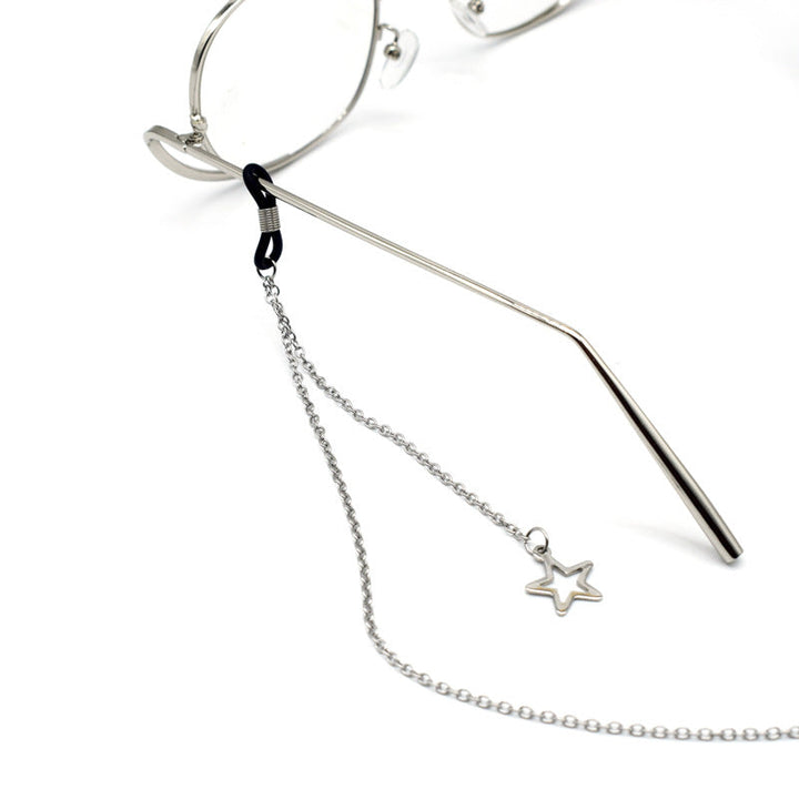 Elegant Star-Accented Eyewear Chain Kalsten