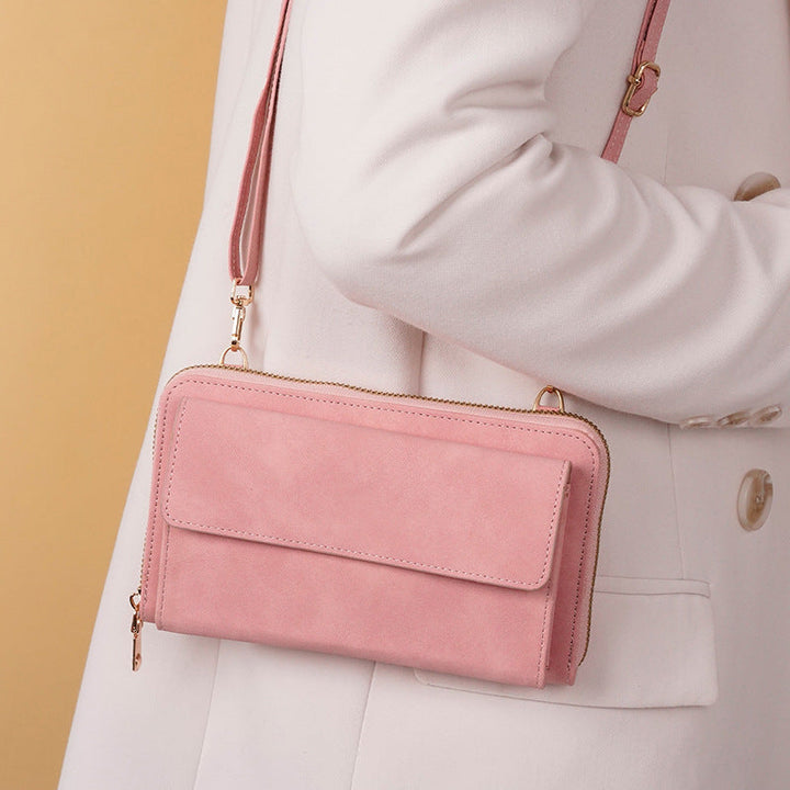 Handbag with multifunctional compartments and removable shoulder strap Kalsten