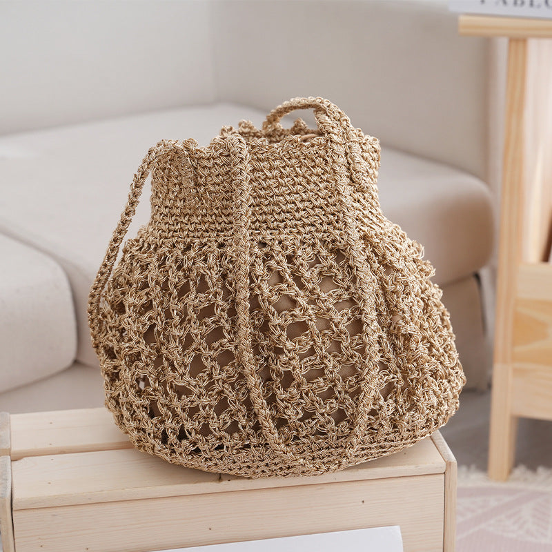 Handmade Macrame Bag with Open Structure Kalsten
