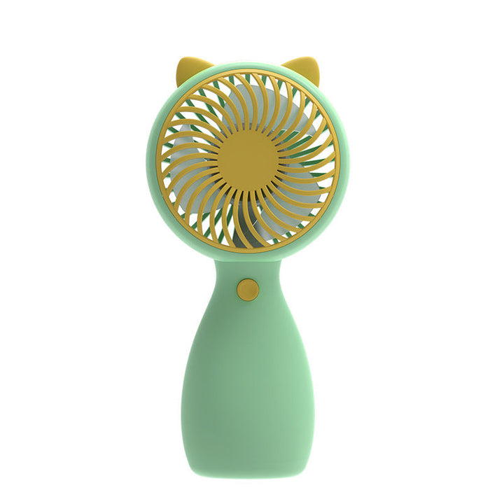Unisex Portable Kids Hand Fan with Cute Cat Design Kalsten