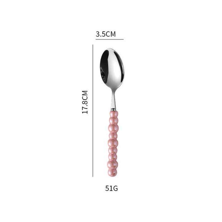 Elegant finger food fork with non-slip handle Kalsten