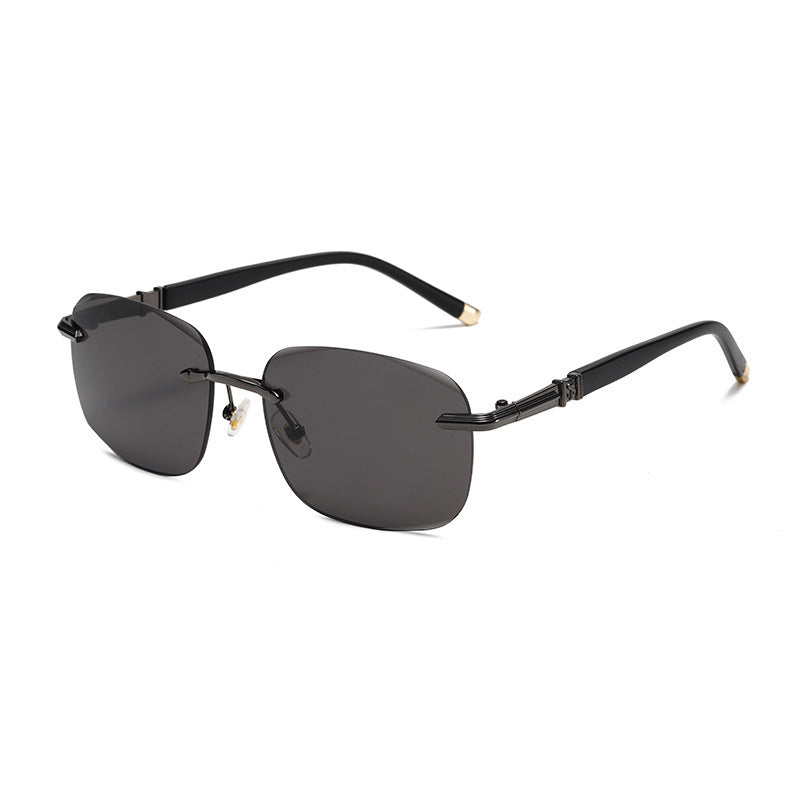 Women futuristic sunglasses with delicate metallic frame Kalsten
