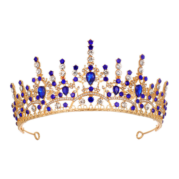 Women Elegant Tiara with Sparkling Crystals Kalsten