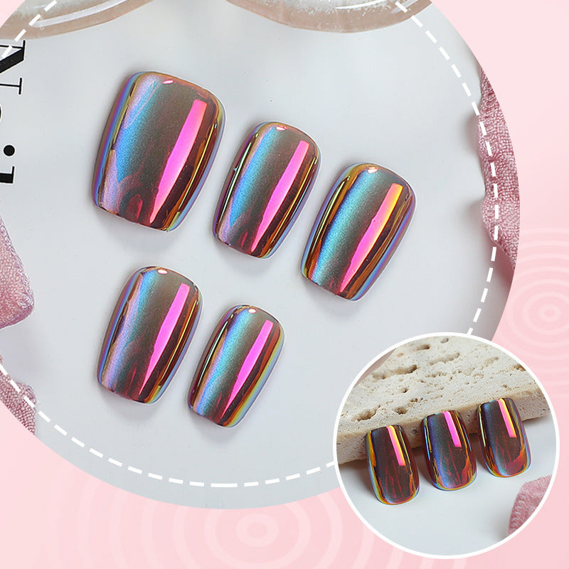 Reflective Press-On Nail Set Kalsten