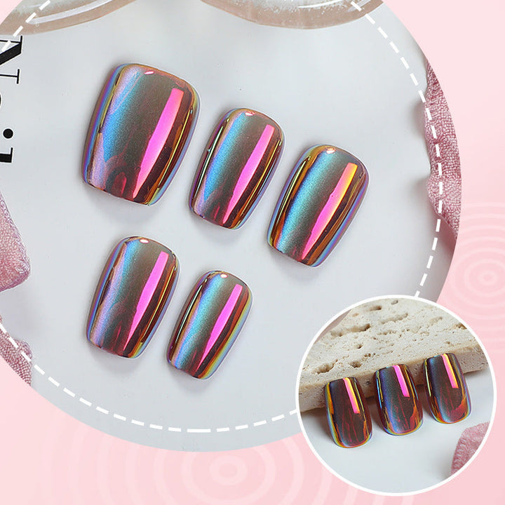 Reflective Press-On Nail Set Kalsten