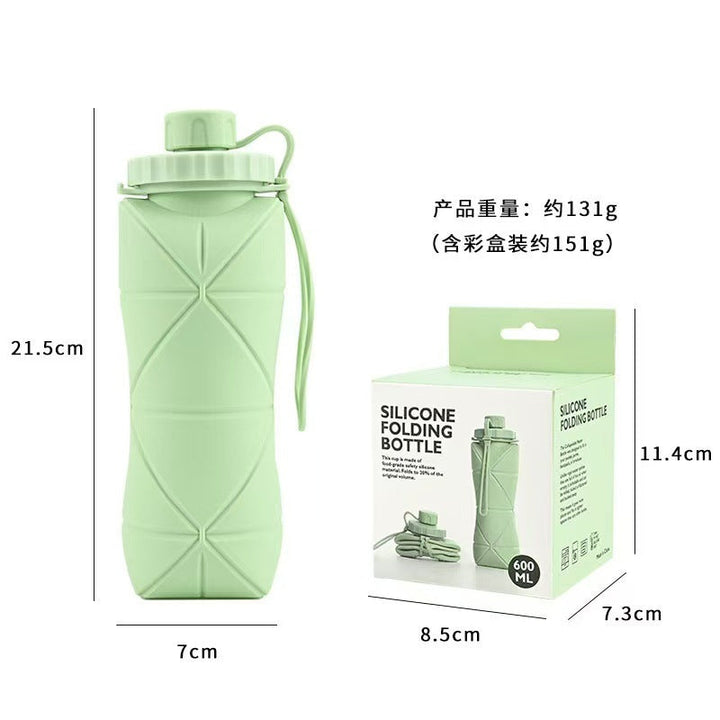 Women collapsible silicone drinking bottle Kalsten