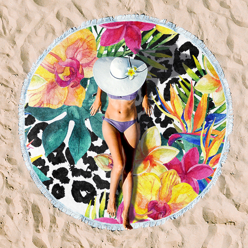 Rundstrand towel with unique sunset design Kalsten