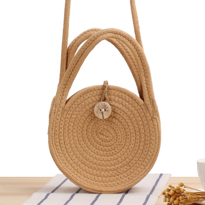 Round Macrame Shoulder Bag Kalsten