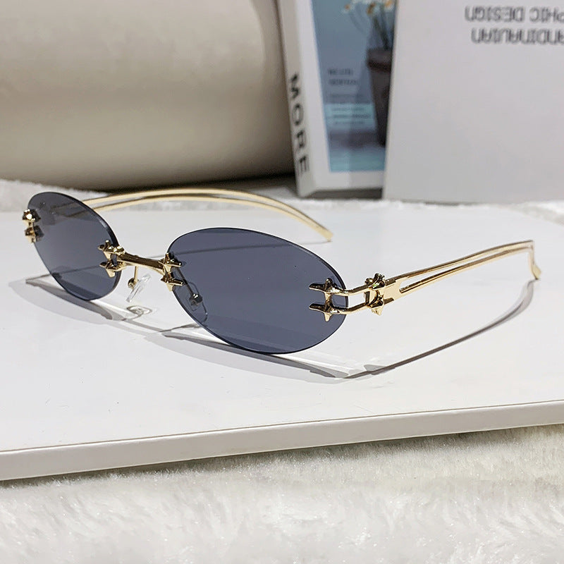 Women's elegant metal glasses with filigree design Kalsten