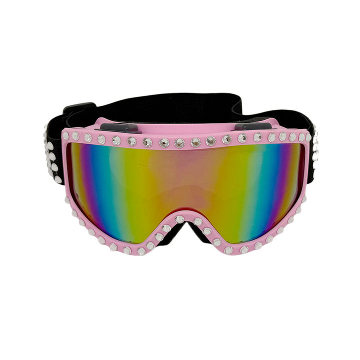 Women's fashionable ski goggles with glittering decorations Kalsten