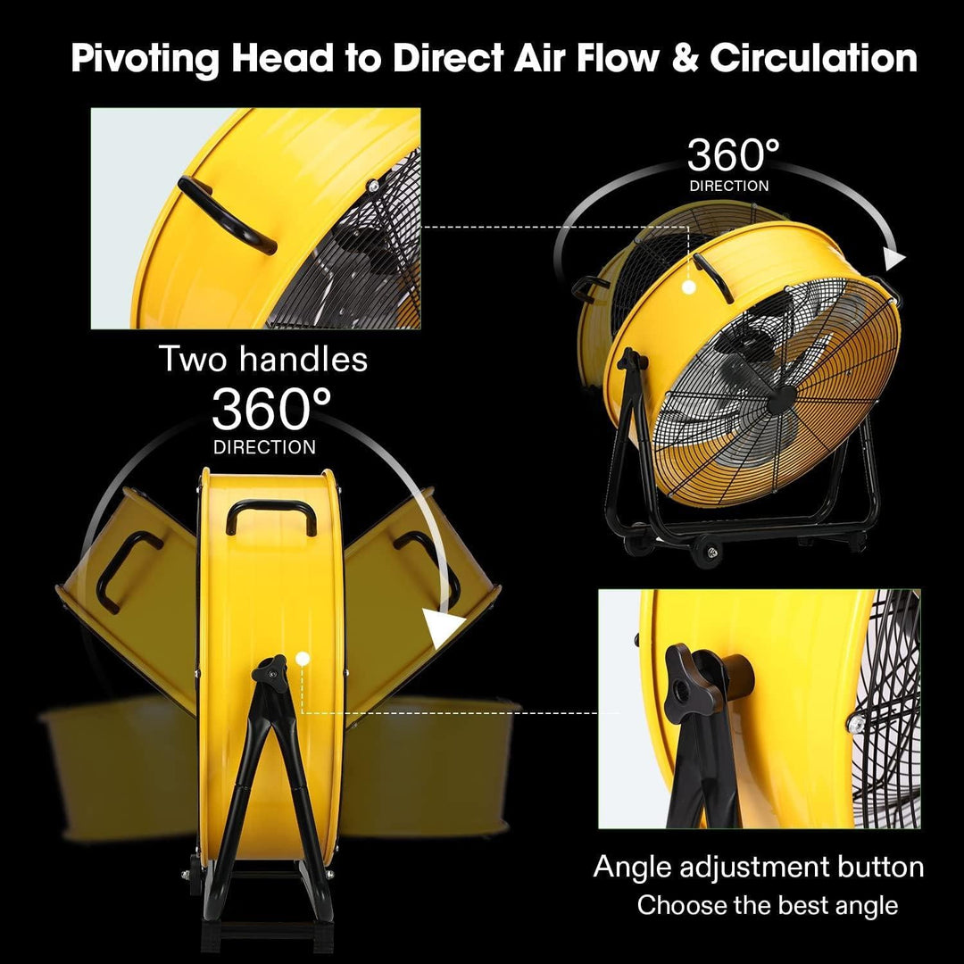 Heavy-Duty Portable Worksite Fan Kalsten