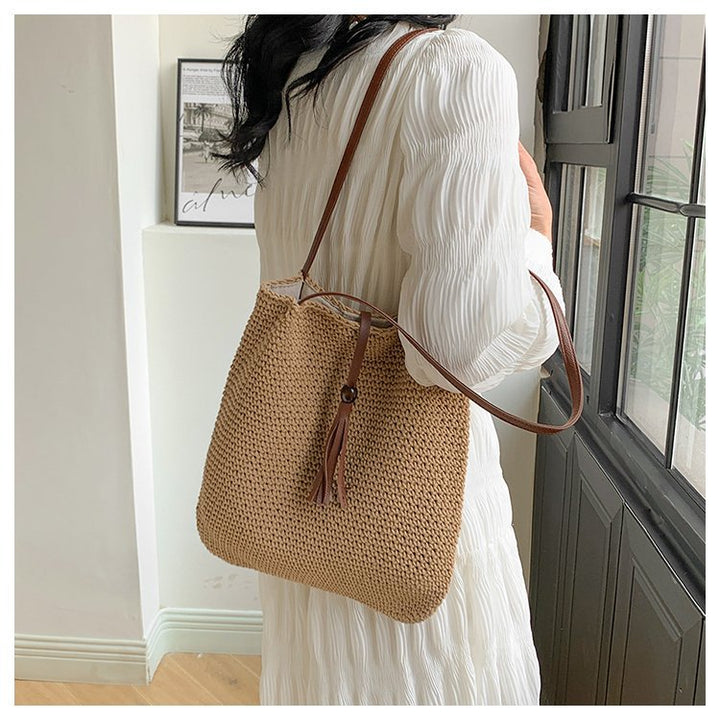 Handbag with Fringed Detail Kalsten
