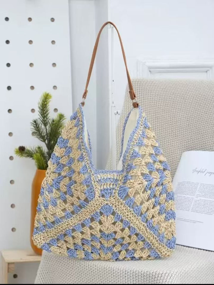 Handmade shoulder bag made from natural materials Kalsten