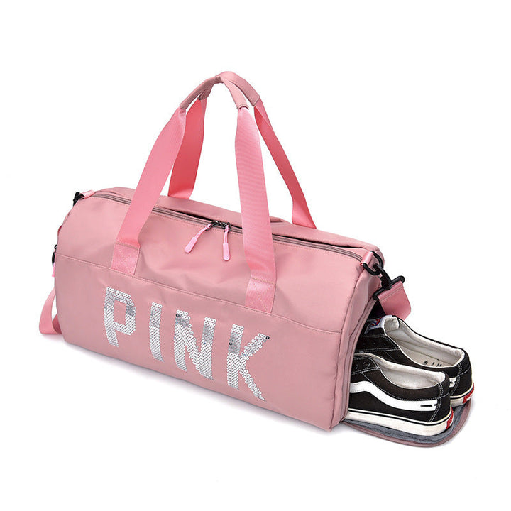 Multifunctional Sports Bag with Shiny Sequin Design Kalsten