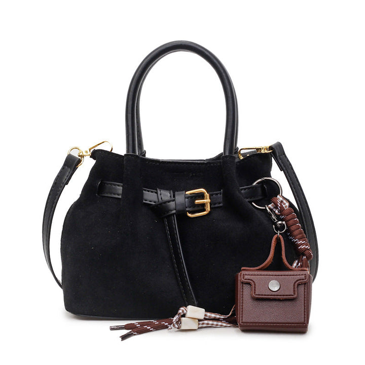 Elegant Suede Handheld Bag Kalsten