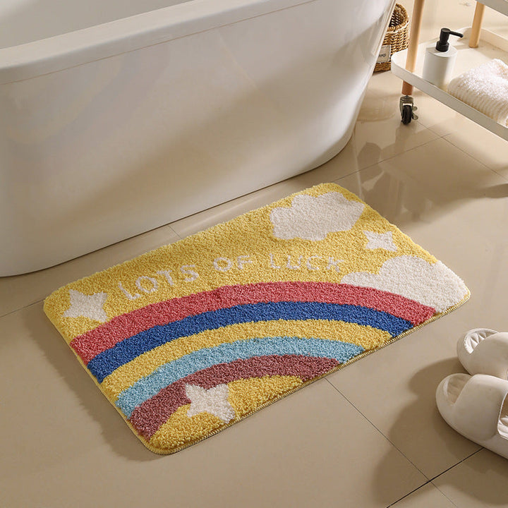 Mermaid-Themed Plush Bath Rug Kalsten
