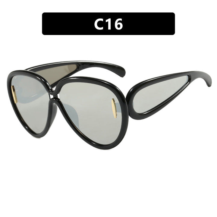 Women extravagant sunglasses in creative design Kalsten