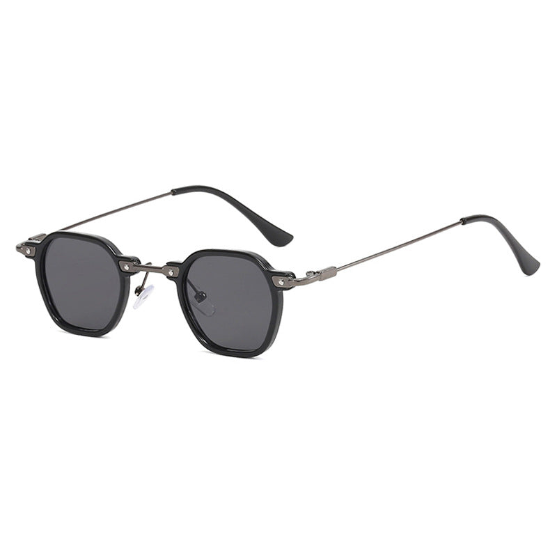 Ladies stylish sunglasses with unique hexagonal shape and sturdy frame Kalsten