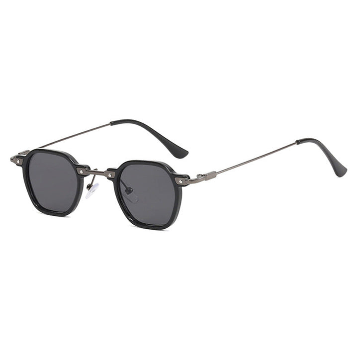 Ladies stylish sunglasses with unique hexagonal shape and sturdy frame Kalsten
