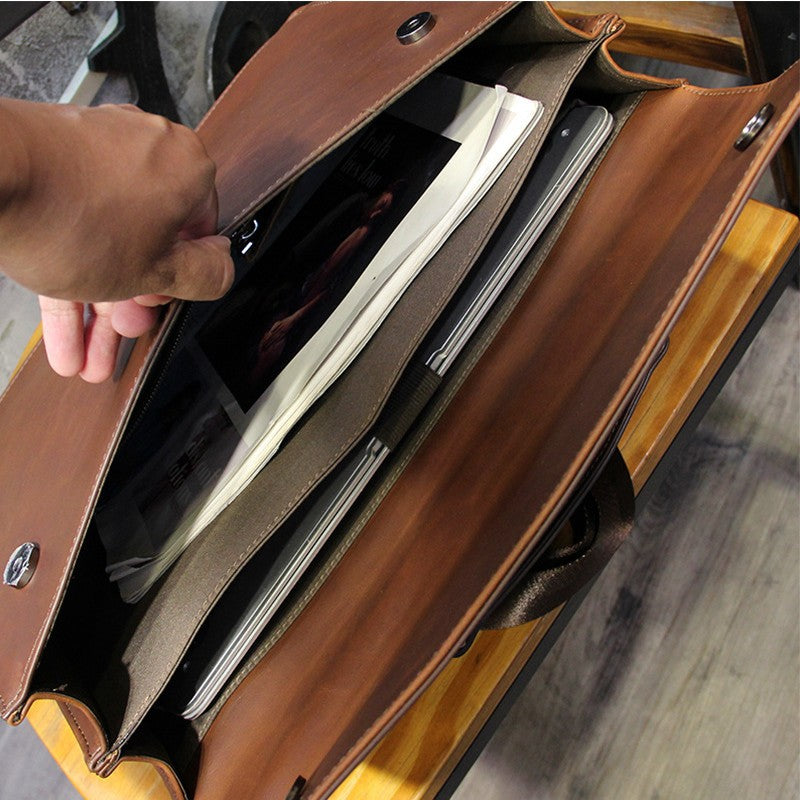 Briefcase Made of High-Quality Synthetic Leather Kalsten