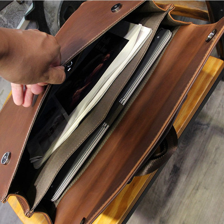 Briefcase Made of High-Quality Synthetic Leather Kalsten