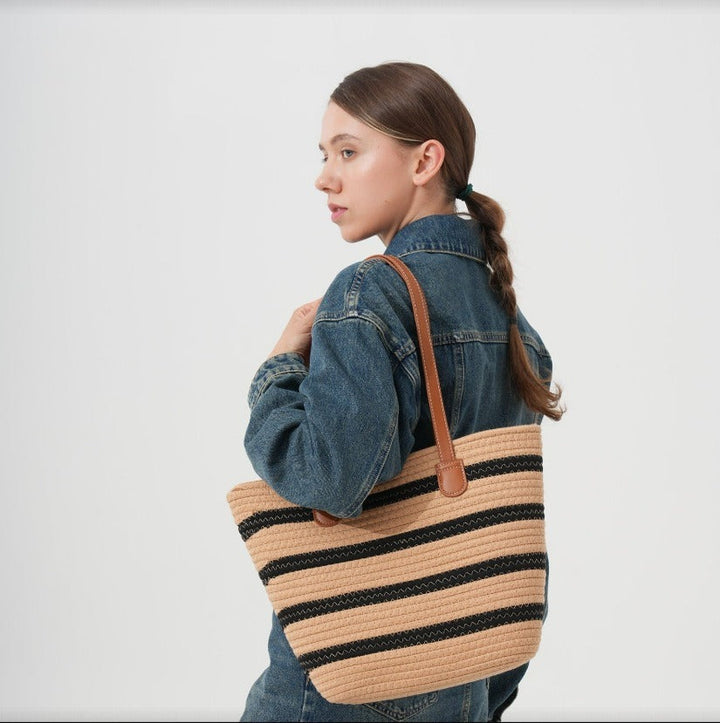 Spacious Macrame Tote Bag Kalsten