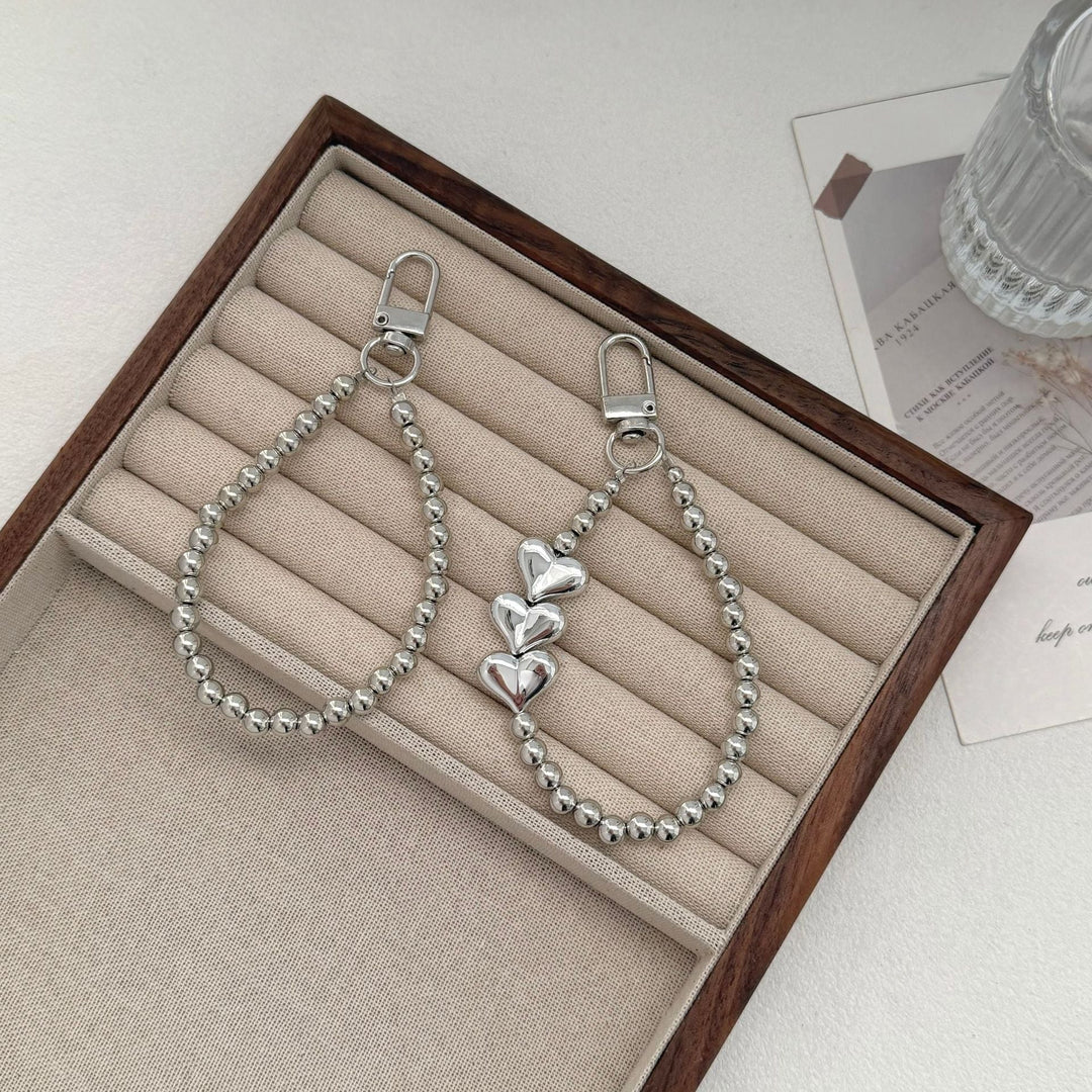 Heart-Inspired Charm Keychain Kalsten
