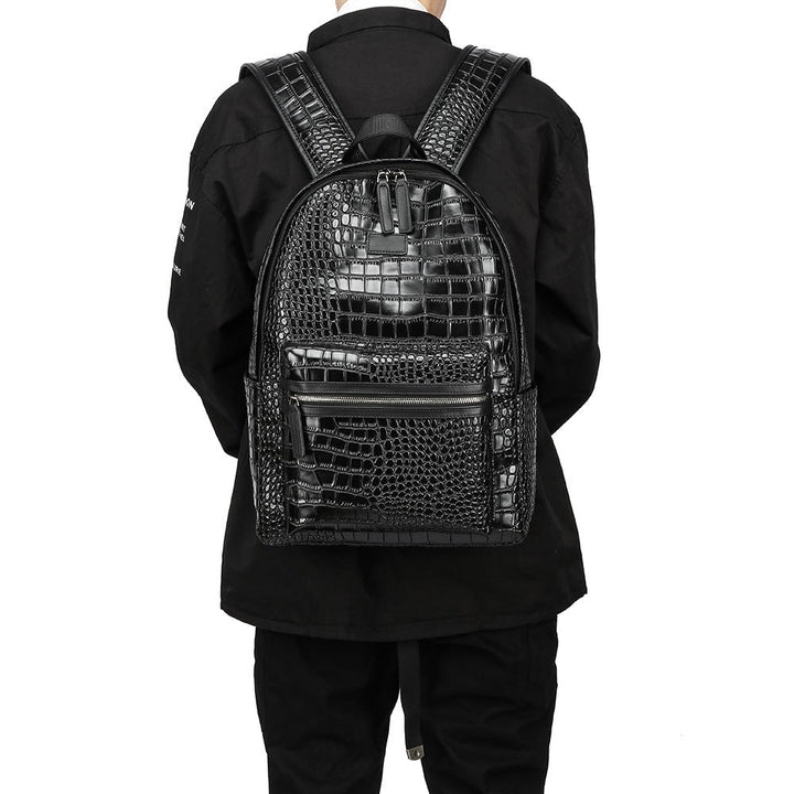 Elegant Backpack in Crocodile Look Kalsten