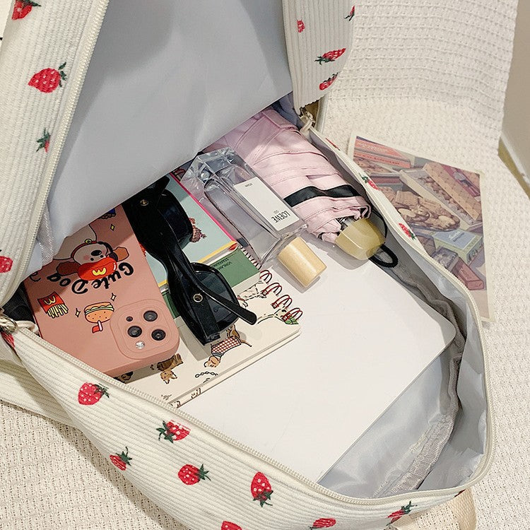 Backpack with Playful Strawberry Design Kalsten