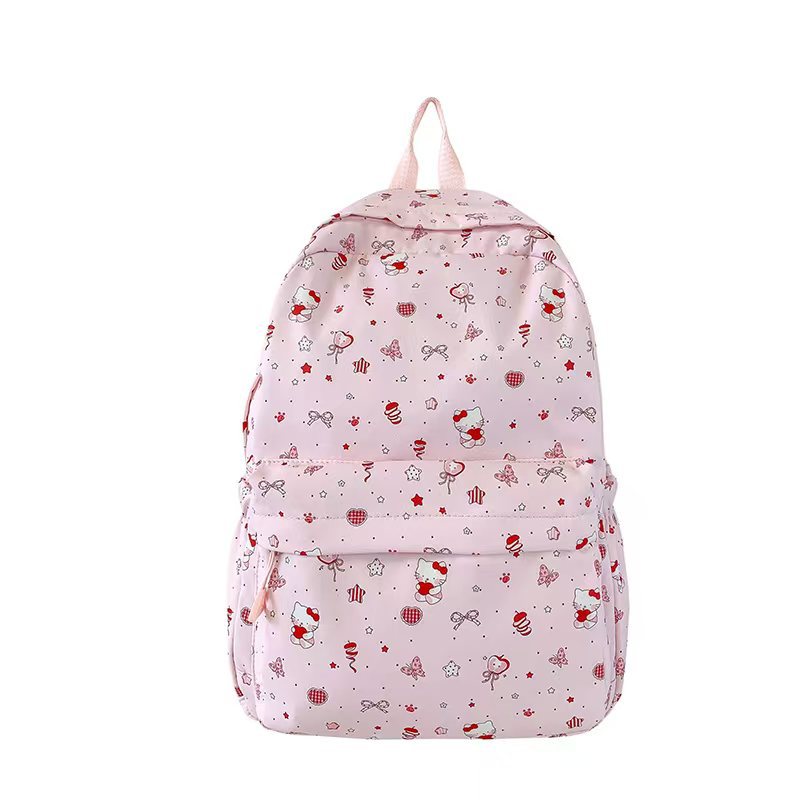 Character Print School Backpack Kalsten