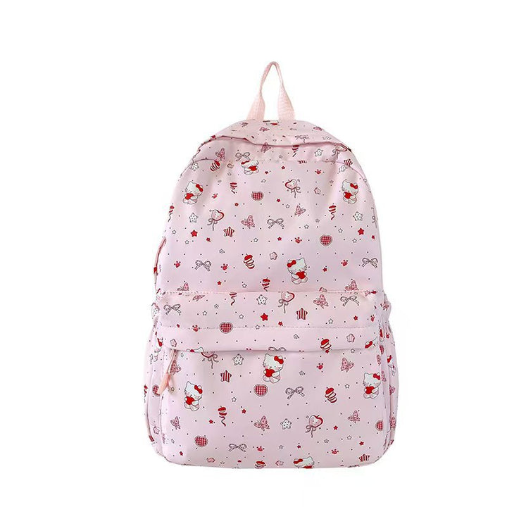Character Print School Backpack Kalsten