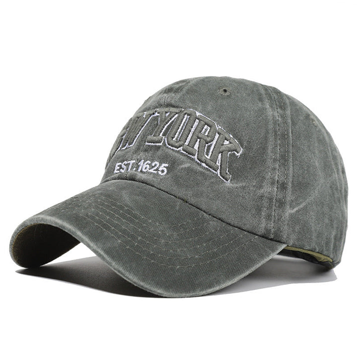 Men's Distressed Embroidered Dad Hat Kalsten