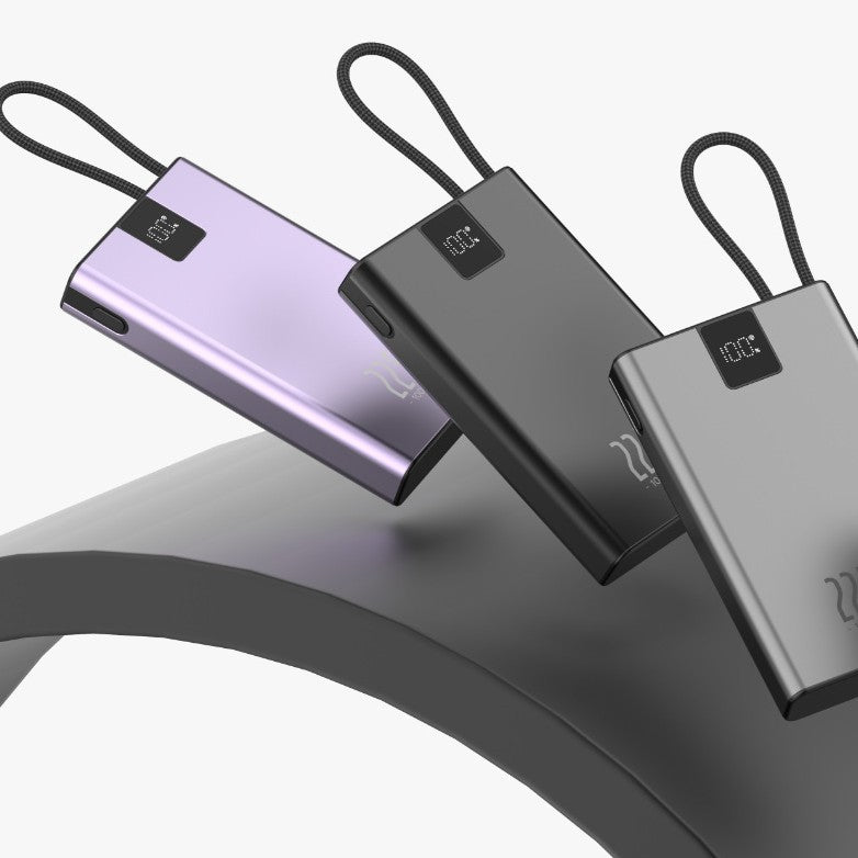 Portable high-performance power bank with smart charging display and USB-C connection Kalsten
