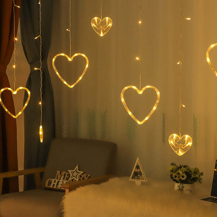 Love Curtain Light Romantic Room Proposal Scene Layout | Kalsten