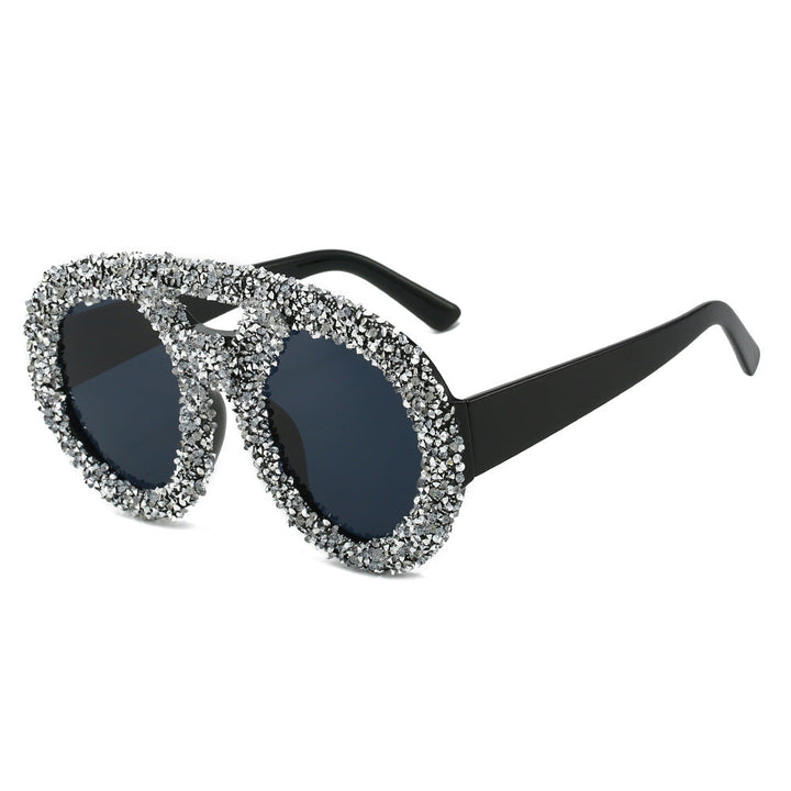 Women's fashionable sunglasses with glamorous rhinestone frame Kalsten