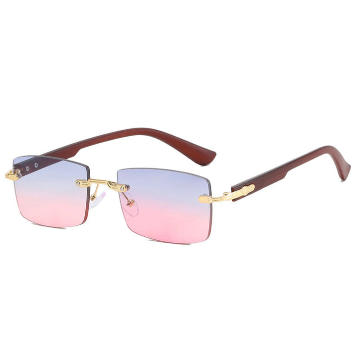 Ladies fashionable square sunglasses with exquisite gold frame Kalsten