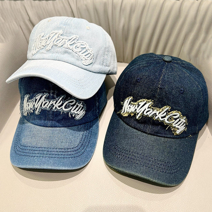 Women's Distressed Denim Cap Kalsten
