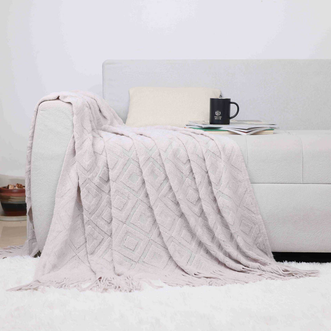 Cozy Knit Throw Blanket Kalsten