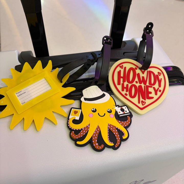 Heart-Shaped Silicone Luggage Tag Kalsten