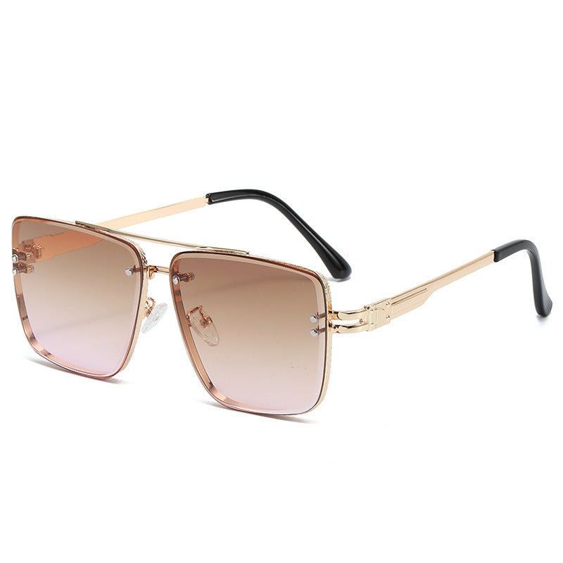 Women Elegant Oversized Sunglasses with Gradient Lenses and Eye-Catching Frame Kalsten